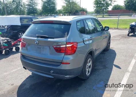 2012 BMW X3 xDrive28I from USA, damaged, VIN 5UXWX5C5XCL719235